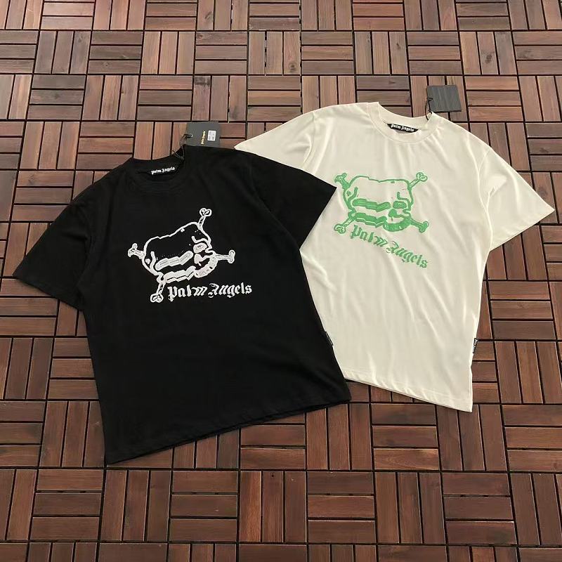 PALM ANGELS T-SHIRT 55050630 (im 185CM 70KG iwear size M in the photo)