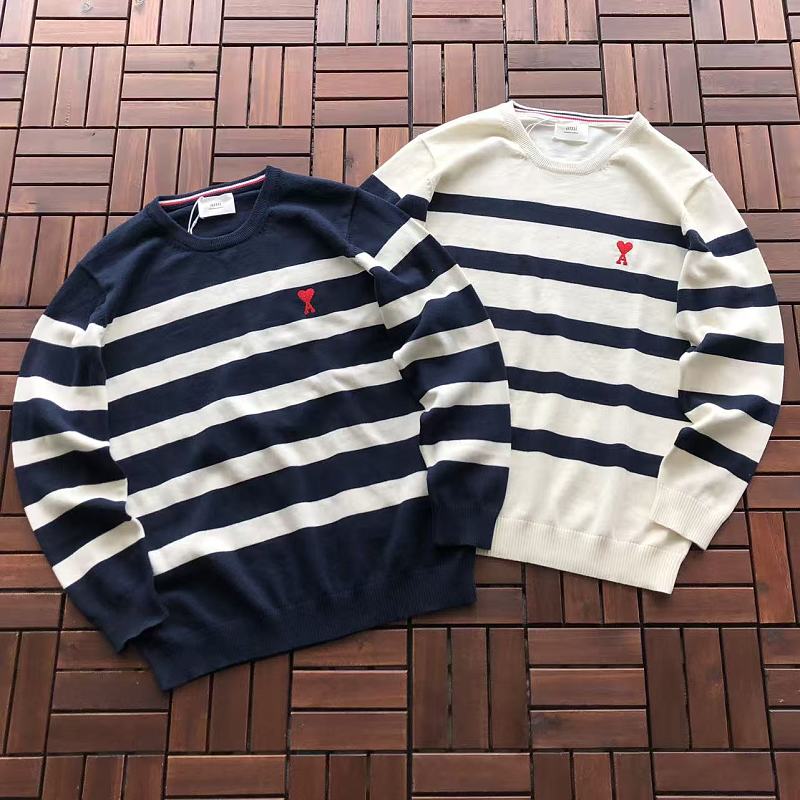 AMI SWEATER 66081811 (im 185CM 70KG iwear size L in the photo)