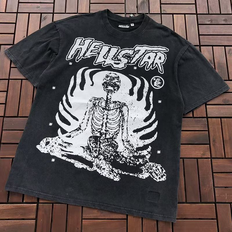 HELLSTAR T-SHIRT 55081404 (im 185CM 70KG iwear size XL in the photo)