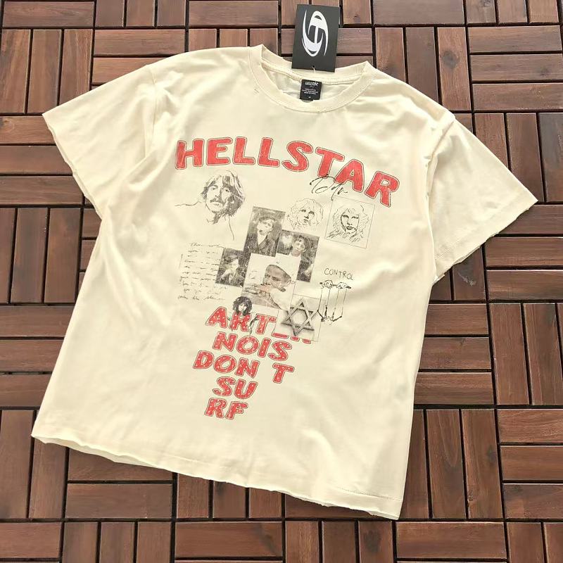 HELLSTAR T-SHIRT 77070602 (im 185CM 70KG iwear size M in the photo)
