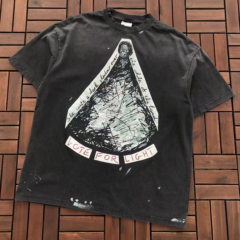 SAINT MICHAEL T-SHIRT 55072206 (im 185CM 70KG iwear size S in the photo)