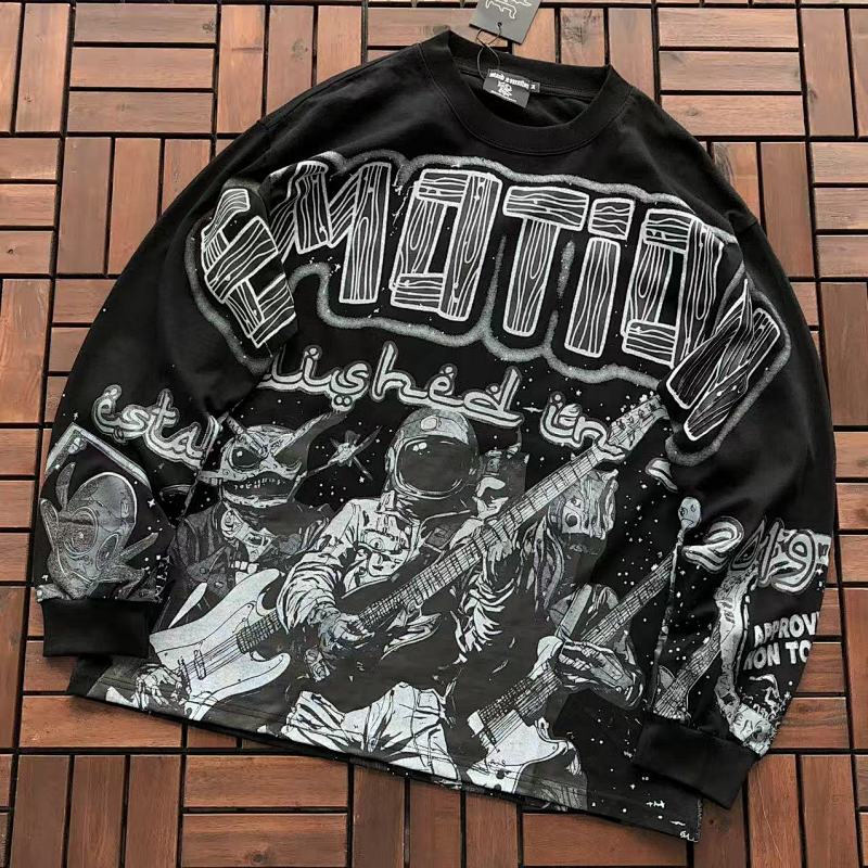 MIXED EMOTION LONG-SLEEVE 77010664 (im 185CM 80KG iwear size M in the photo)