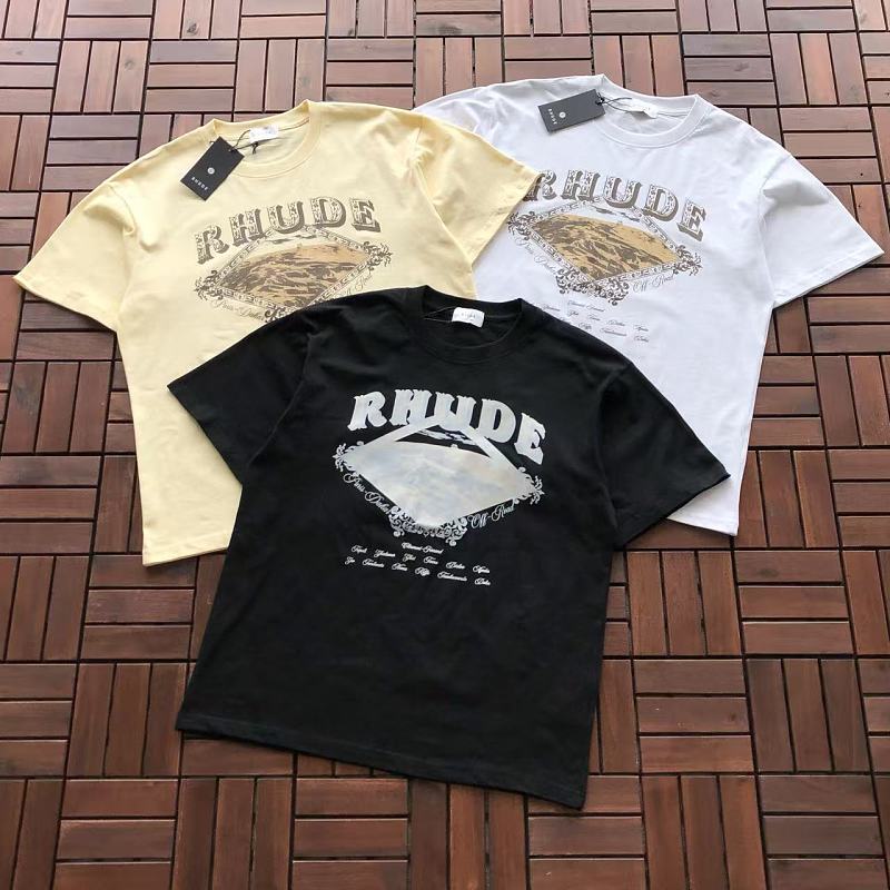 RHUDE T-SHIRT 55072611 (im 185CM 70KG iwear size S in the photo)