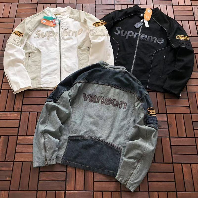 SUPREME & VANSON JACKET 44122919 (im 185CM 80KG iwear size M in the photo)