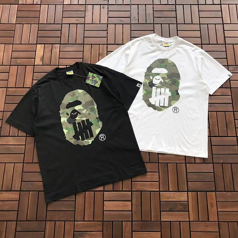 BAPE & UNDEFEATED T-SHIRT 55012604 (im 180CM 68KG iwear size L in the photo)