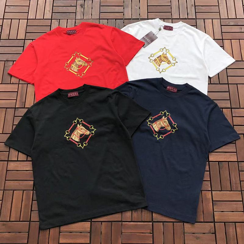 GUCCI T-SHIRT 55030811 (im 176CM 58KG iwear size M in the photo)