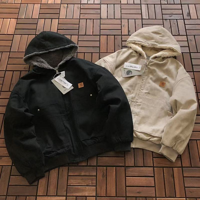CARHARTT JACKET FLEECE 44121718 (im 176CM 58KG iwear size L in the photo)