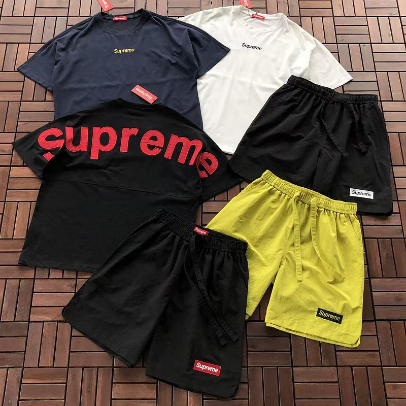 SUPREME T-SHIRT SHORTS 77050888 (im 180CM 68KG iwear size L in the photo)