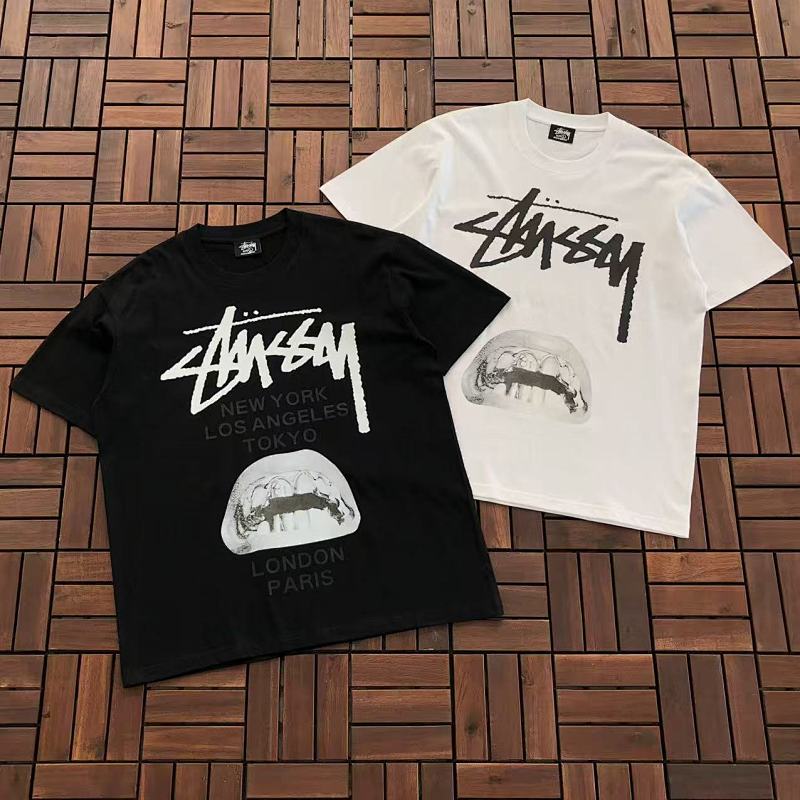 STUSSY & RICK OWENS T-SHIRT 55032353 (im 185CM 80KG iwear size L in the photo)
