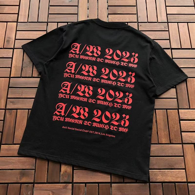 ANTI SOCIAL SOCIAL CLUB T-SHIRT 55041707 (im 180CM 68KG iwear size M in the photo)
