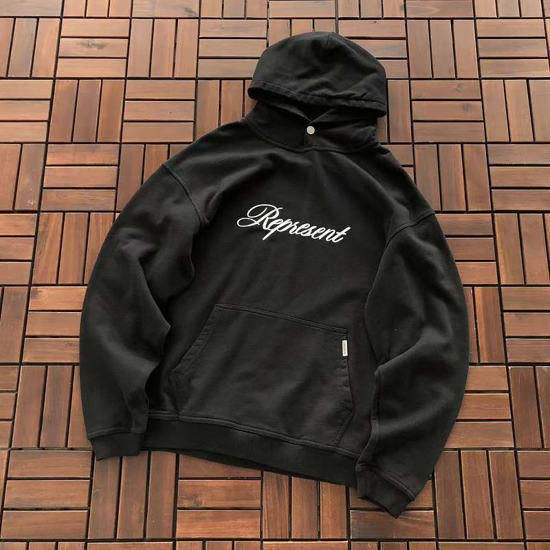 REPRESENT HOODIE 66041909 (im 176CM 58KG iwear size S in the photo)