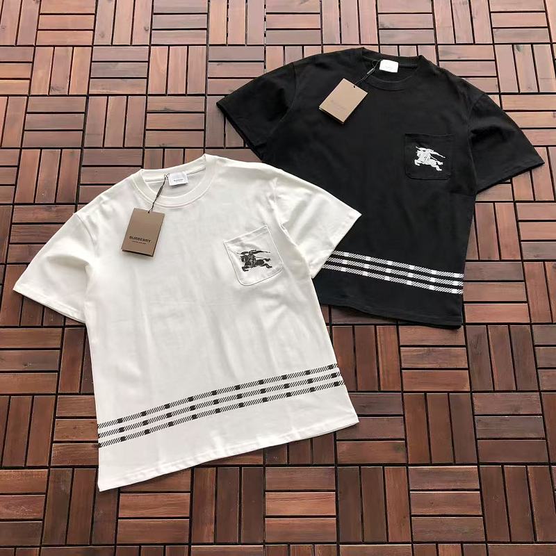 BURBERRY T-SHIRT 77050870 (im 185CM 80KG iwear size M in the photo)