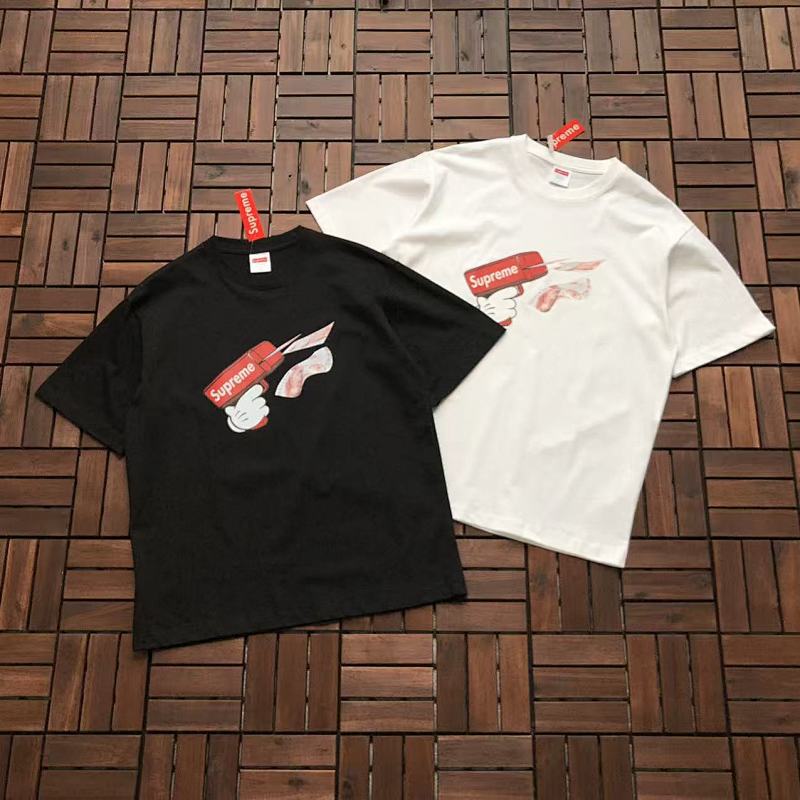 SUPREME T-SHIRT 55040268 (im 180CM 68KG iwear size M in the photo)