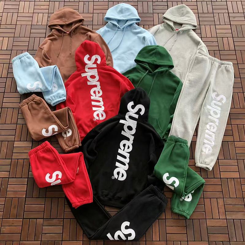TOP PANTS SUPREME HOODIE TROUSERS FLEECE 88090217
