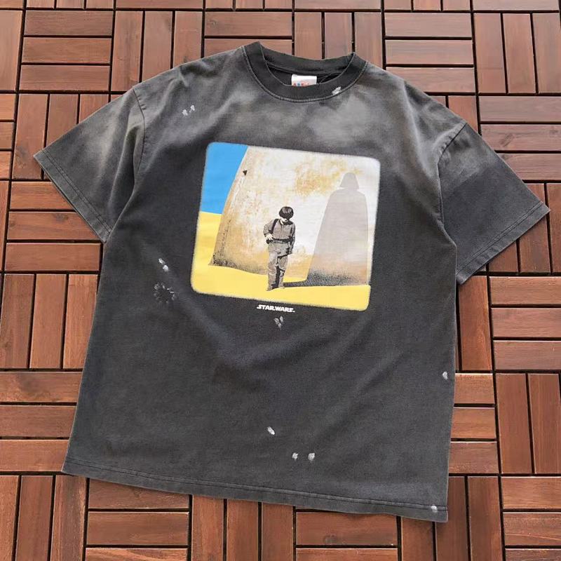 SAINT MICHAEL T-SHIRT 55041323 (im 185CM 70KG iwear size S in the photo)
