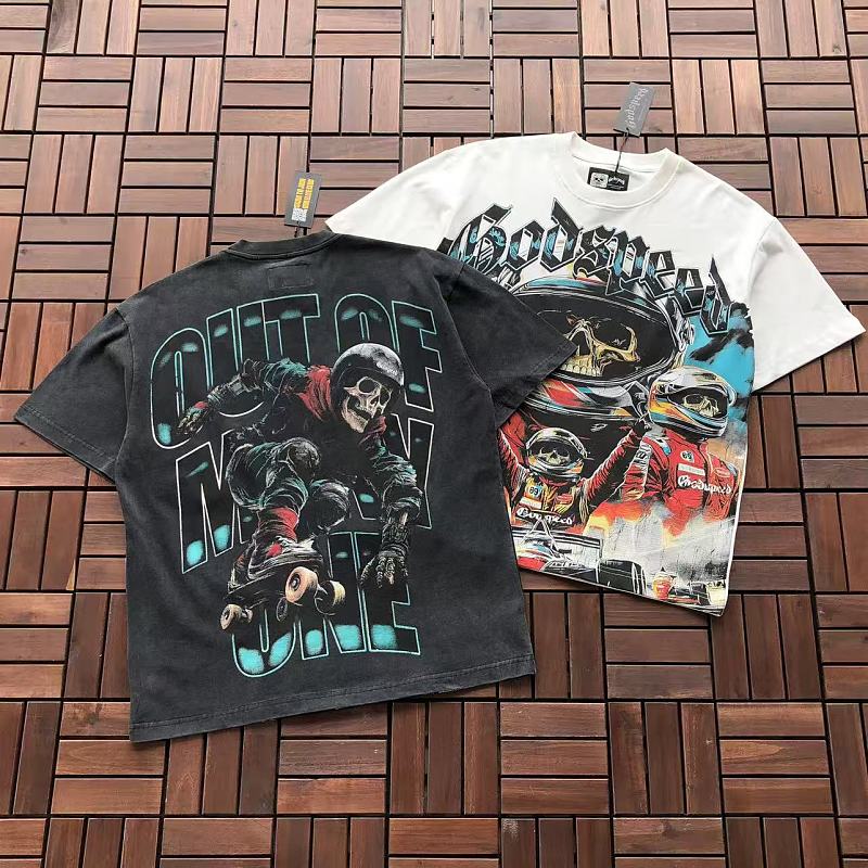 BLACK WHITE GODSPEED T-SHIRT 77072223 (im 185CM 80KG iwear size M in the photo)