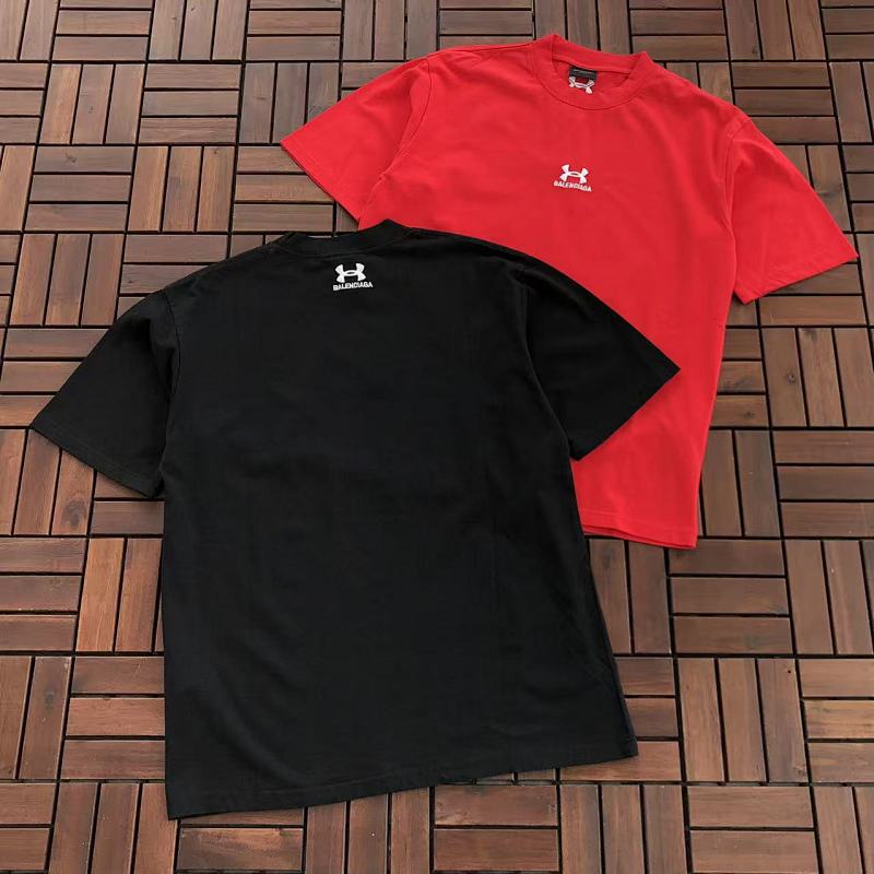 BALENCIAGA & UNDER ARMOUR T-SHIRT 77011522 (im 176CM 58KG iwear size S in the photo)