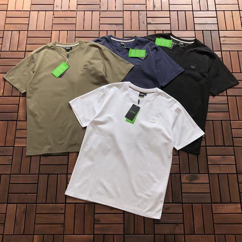 HUGO BOSS T-SHIRT 22091132 (im 180CM 68KG iwear size L in the photo）