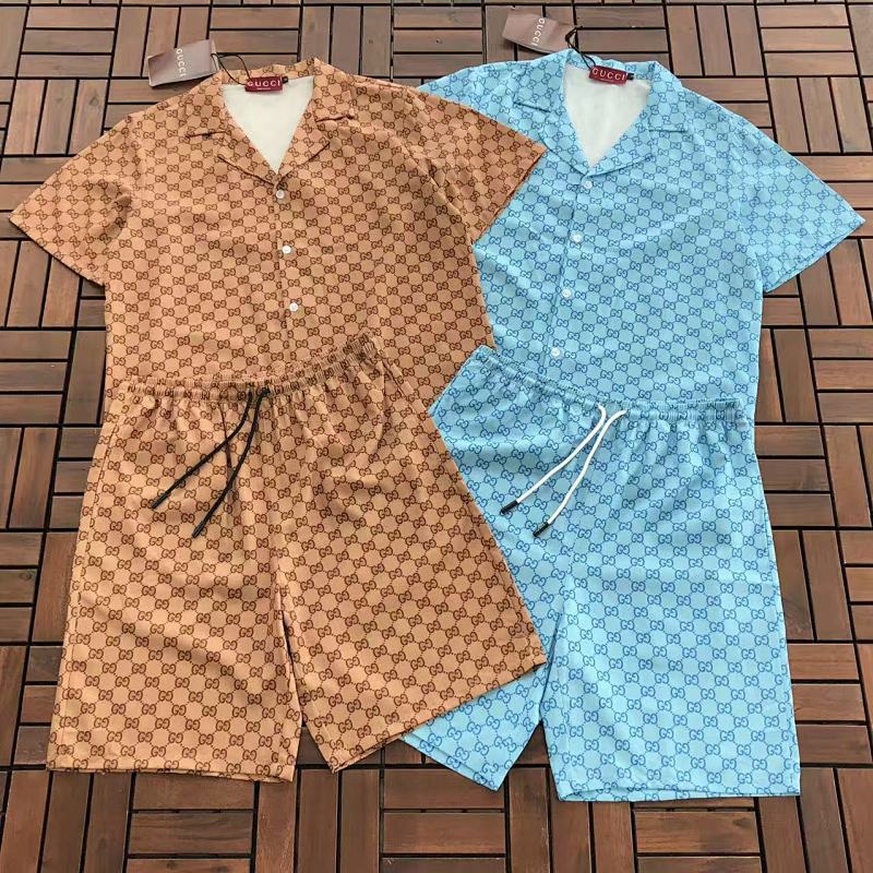 GUCCI T-SHIRT SHIRT SHORTS 55031830(im 185CM 80KG iwear size L in the photo)