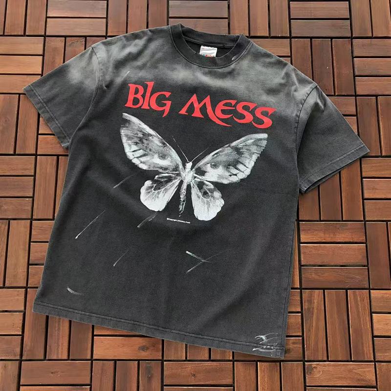 SAINT MICHAEL T-SHIRT 55020572 (im 176CM 58KG iwear size S in the photo)