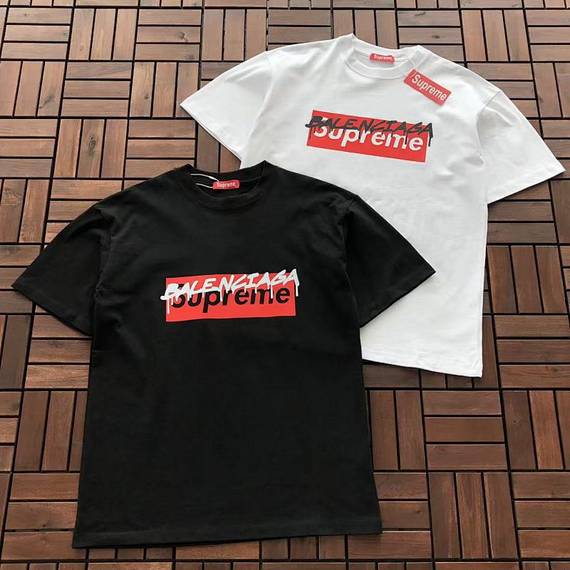 SUPREME & BALENCIAGA T-SHIRT 66010631 (im 185CM 80KG iwear size S in the photo)