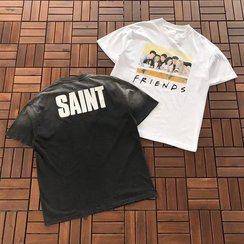 SAINT MICHAEL T-SHIRT 55041332 (im 185CM 70KG iwear size S in the photo)