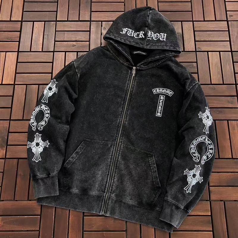 CHROME HEARTS HOODIE 66081214 (im 185CM 70KG iwear size S in the photo)