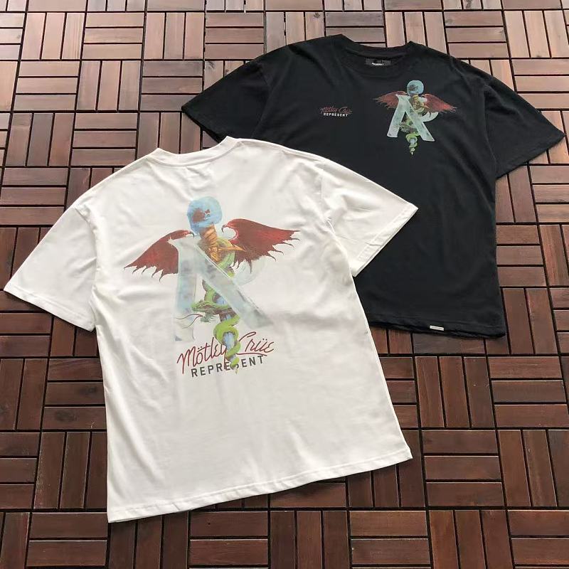 REPRESENT T-SHIRT 77061808 (im 180CM 68KG iwear size L in the photo)