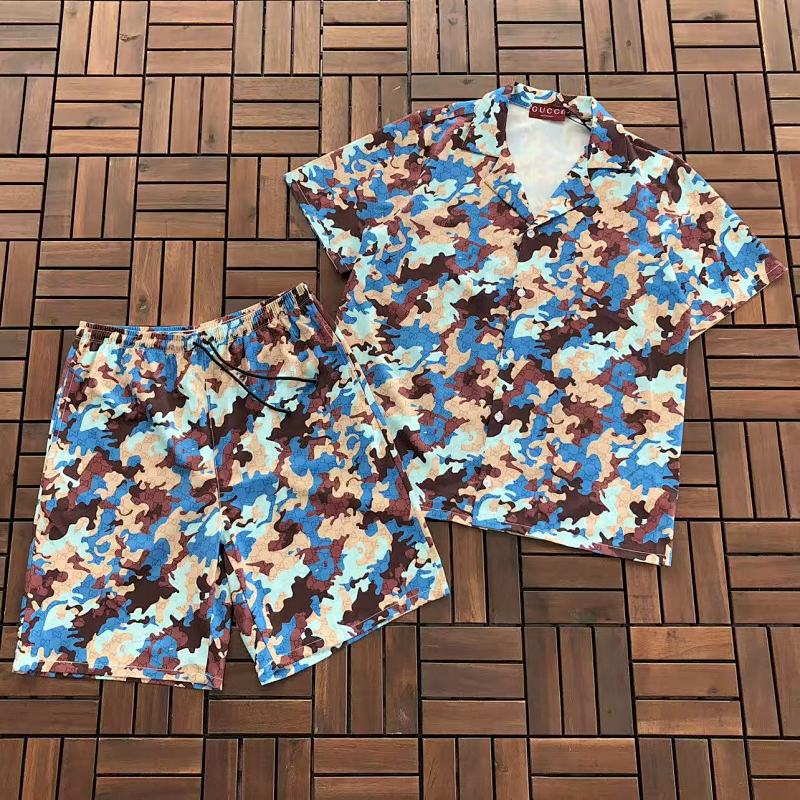 GUCCI T-SHIRT SHIRT SHORTS 55031831 (im 185CM 80KG iwear size L in the photo)