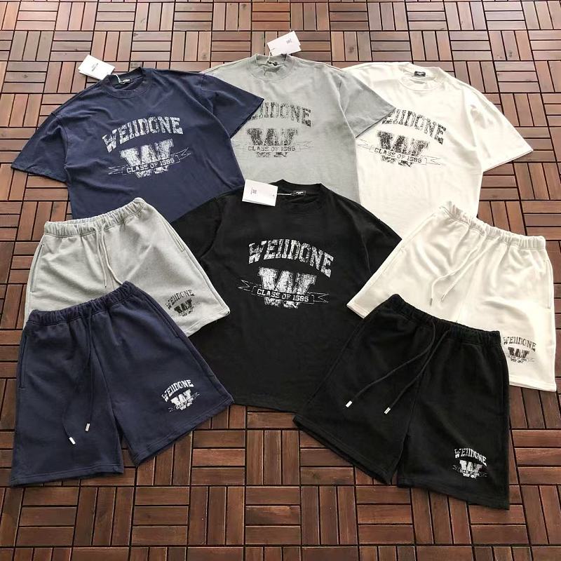 TOP PANTS WE11DONE T-SHIRT SHORTS 77061588 (im 185CM 70KG iwear size M in the photo)