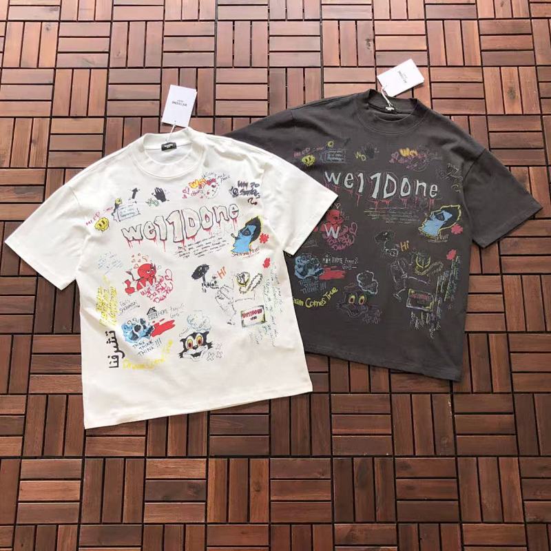 WE11DONE T-SHIRT 11092789 (im 180CM 68KG iwear size S in the photo)