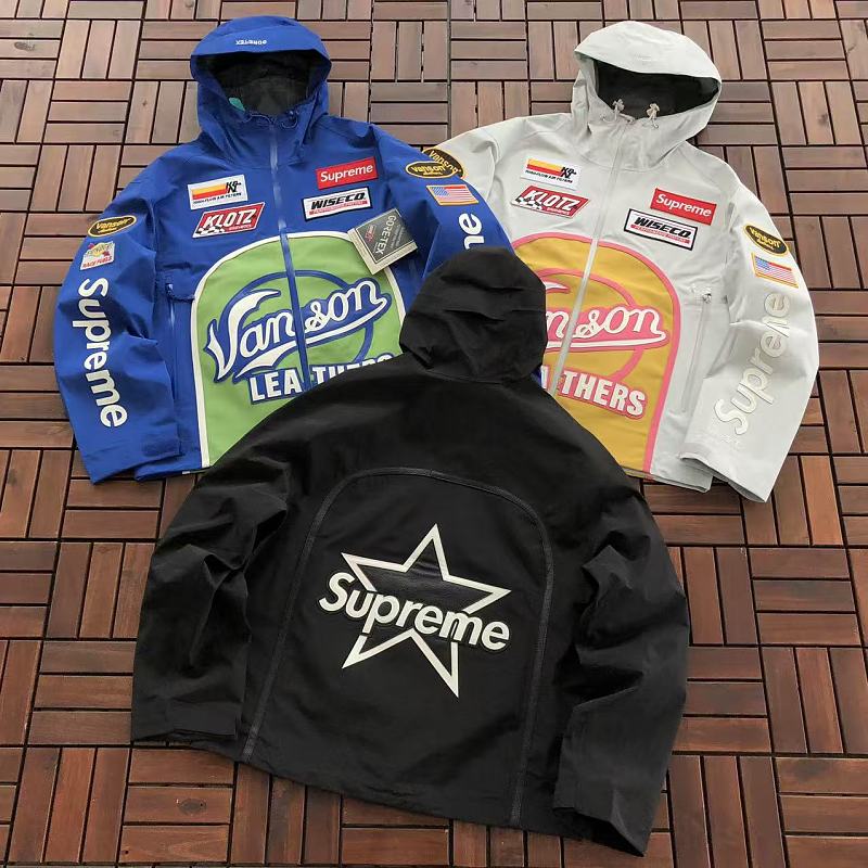 SUPREME &VANSON LEATHERS&GORE-TEX JACKET NOT WATERPROOF 88072414