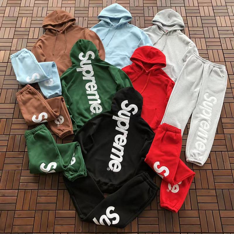 TOP PANTS SUPREME HOODIE TROUSERS FLEECE 77012120