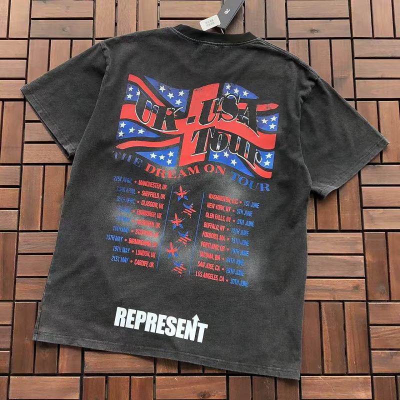 REPRESENT T-SHIRT 77050422 (im 185CM 80KG iwear size M in the photo)