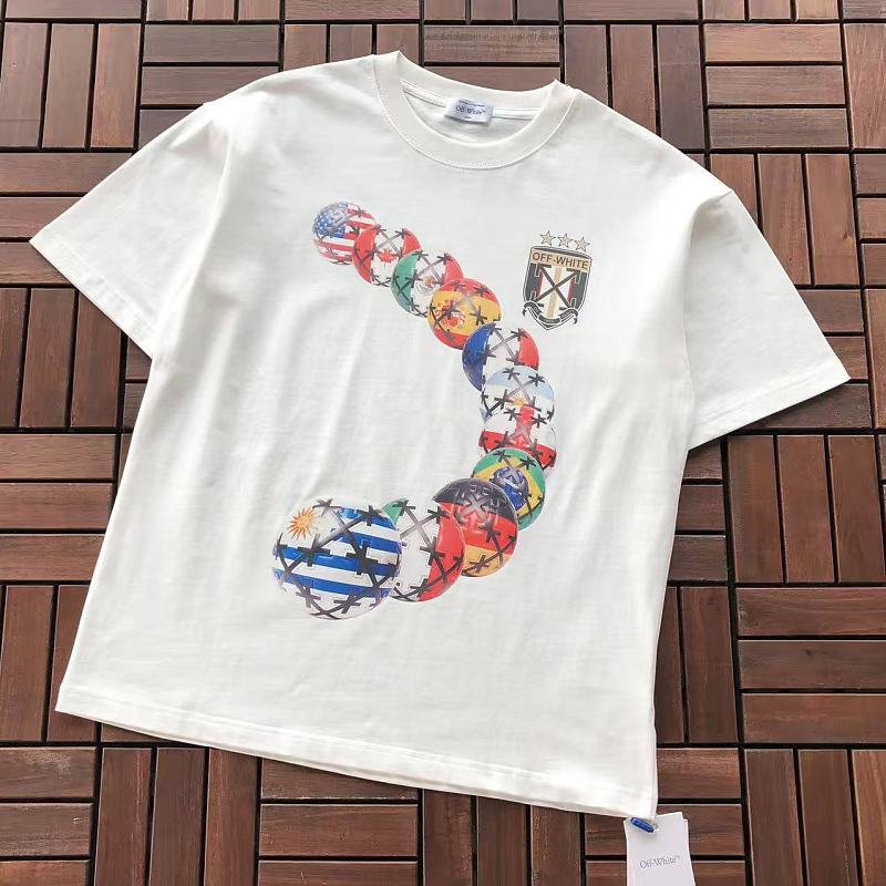 OFF-WHITE T-SHIRT 55080740 (im 185CM 80KG iwear size M in the photo)