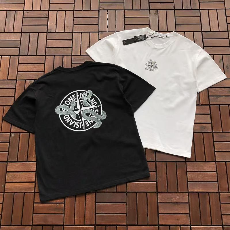 STONE ISLAND T-SHIRT 77042884 (im 185CM 80KG iwear size M in the photo)