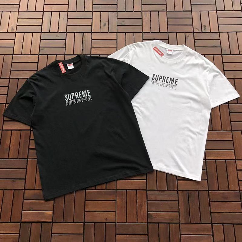 SUPREME T-SHIRT 77033011 (im 176CM 58KG iwear size M in the photo)