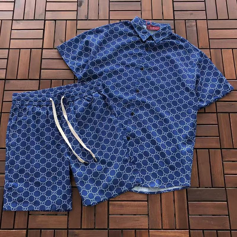 GUCCI T-SHIRT SHIRT SHORTS 55061255 (im 185CM 70KG iwear size L in the photo)