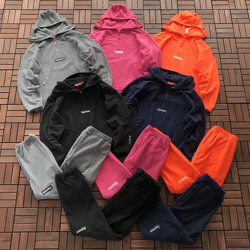 TOP PANTS SUPREME & POLARTEC HOODIE TROUSERS FLEECE 55012823