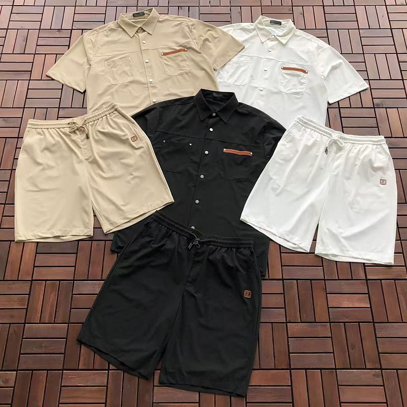 ZEGNA T-SHIRT SHIRT SHORTS 88071924 (im 185CM 80KG iwear size 52 in the photo)
