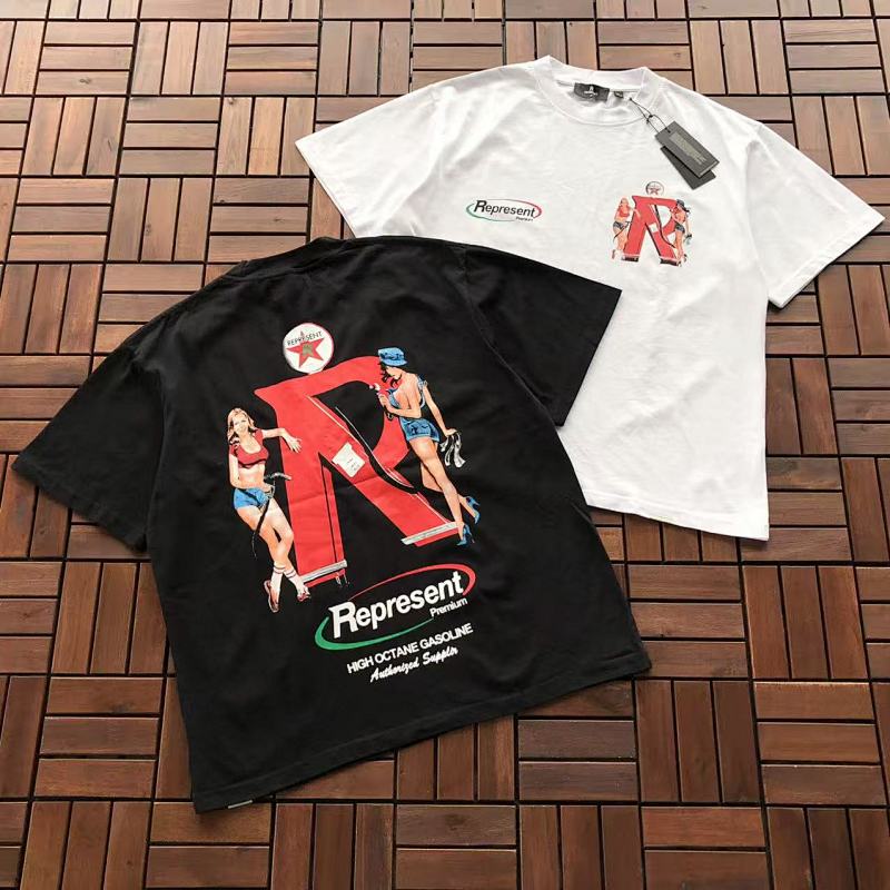 REPRESENT T-SHIRT 66030440 (im 176CM 58KG iwear size M in the photo)