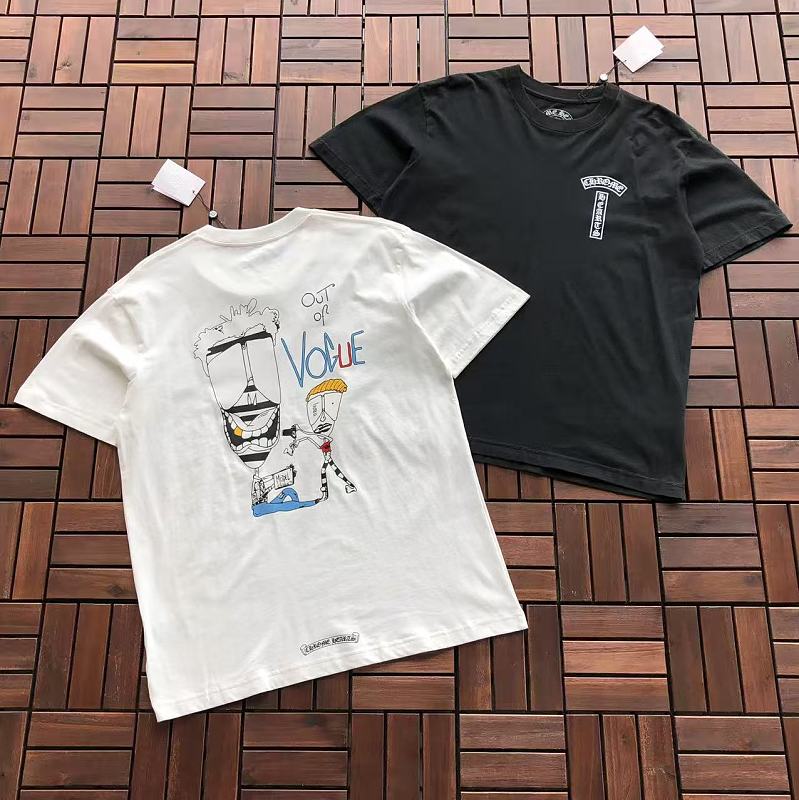 CHROME HEARTS T-SHIRT 55051451 (im 185CM 80KG iwear size M in the photo)