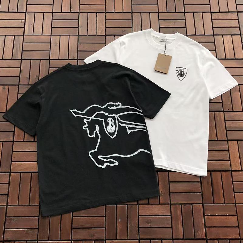 BURBERRY T-SHIRT 55060719 (im 185CM 80KG iwear size L in the photo)