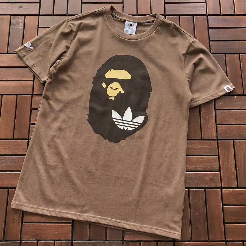 ADIDAS & BAPE T-SHIRT 77060309 (im 185CM 70KG iwear size M in the photo)