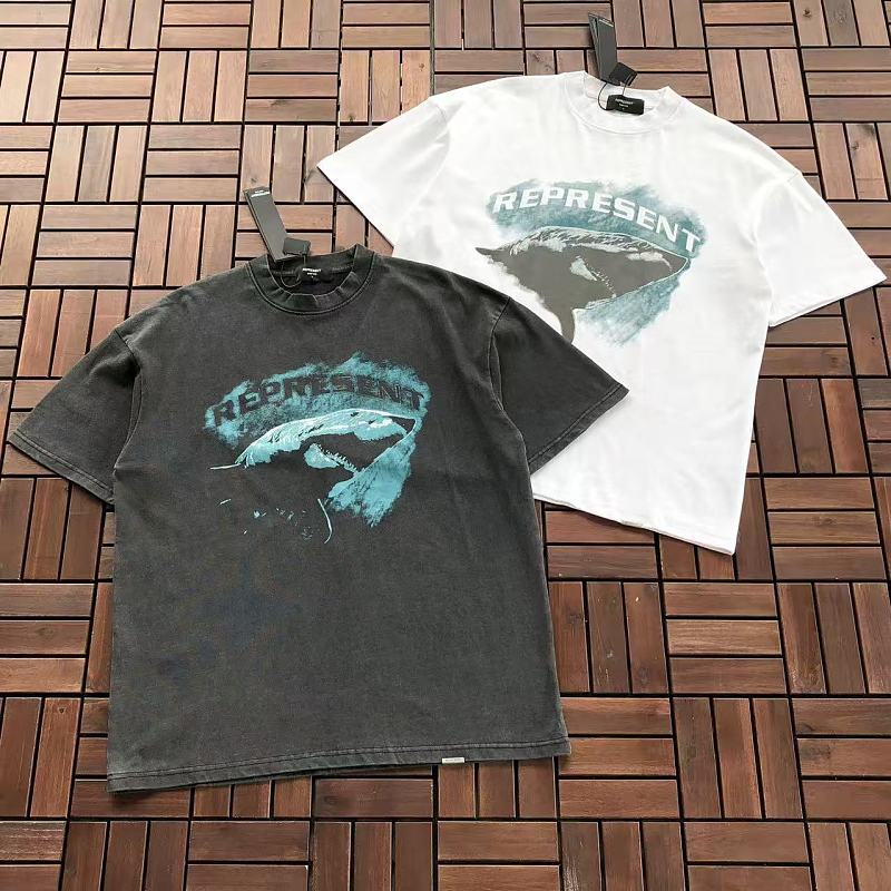 REPRESENT T-SHIRT 55070702 (im 185CM 80KG iwear size S in the photo)