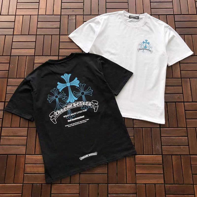 CHROME HEARTS T-SHIRT 55061805 (im 180CM 68KG iwear size S in the photo)