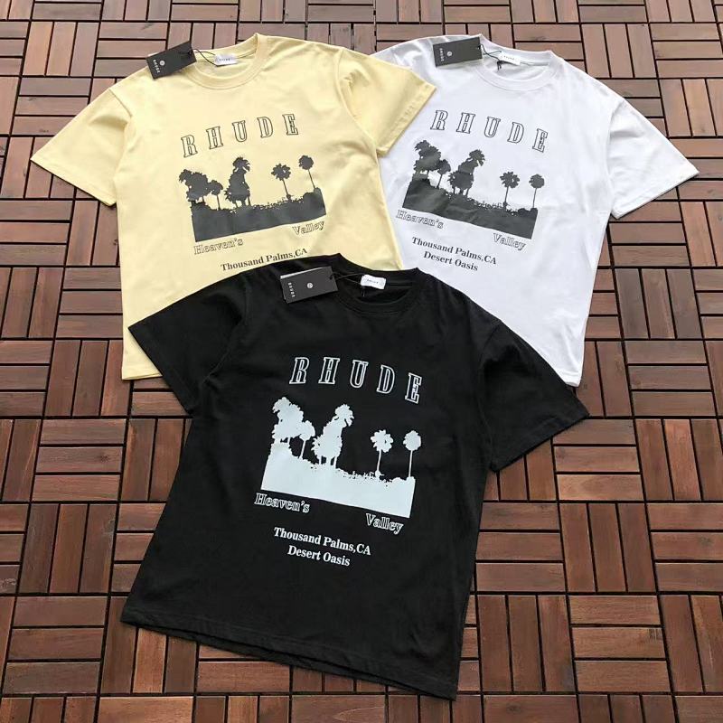RHUDE T-SHIRT 55022819 (im 185CM 80KG iwear size S in the photo)