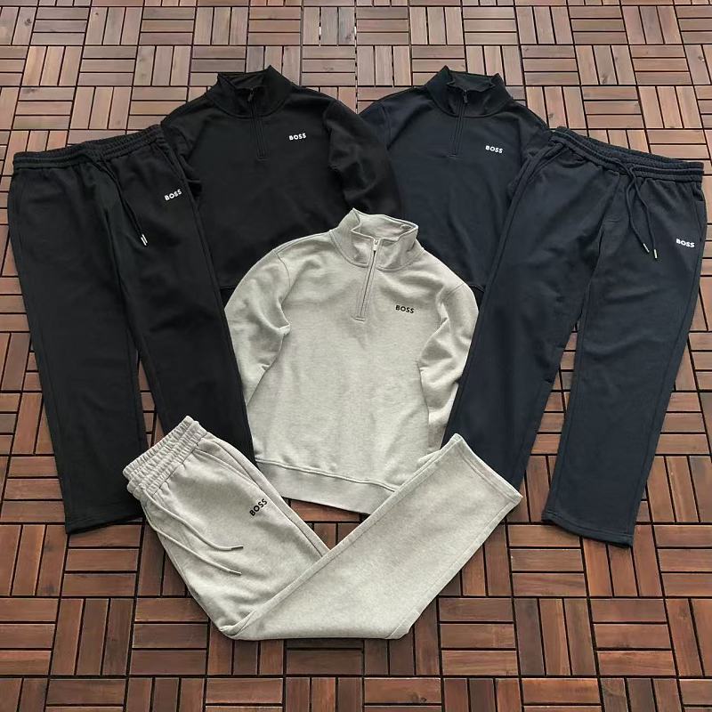 TOP PANTS HUGO BOSS SWEATER TROUSERS 66062451(im 185CM 70KG iwear size L in the photo)