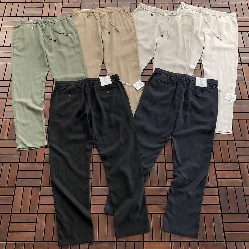 BRUNELLO CUCINELLI TROUSERS 66070521(im 185CM 80KG iwear size 36 in the photo)