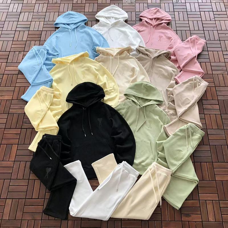TOP PANTS AMI HOODIE TROUSERS 88080631 (im 185CM 70KG iwear size M in the photo)